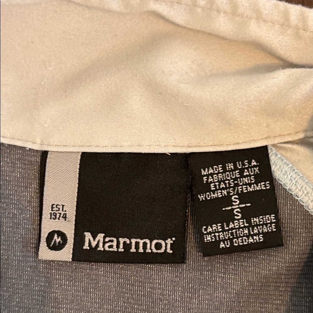 MARMOT WOMENS WINDSTOPPER SKI JACKET PULLOVER QUARTER ZIP GORPCORE LIGHTWEIGHT - Picture 3 of 8
